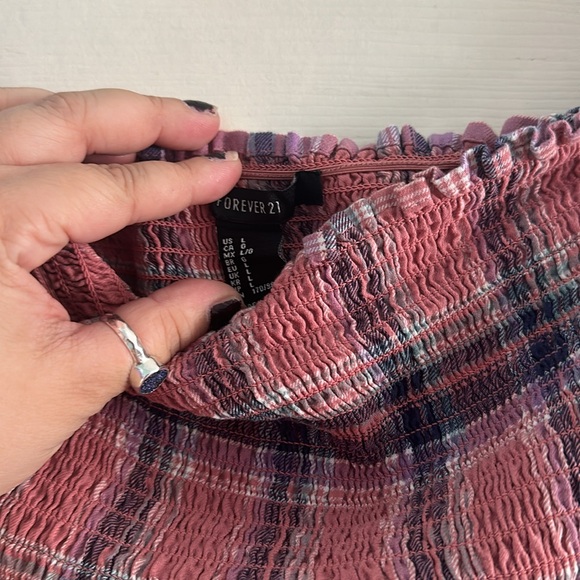 pink stretchy crop top - Picture 5 of 5